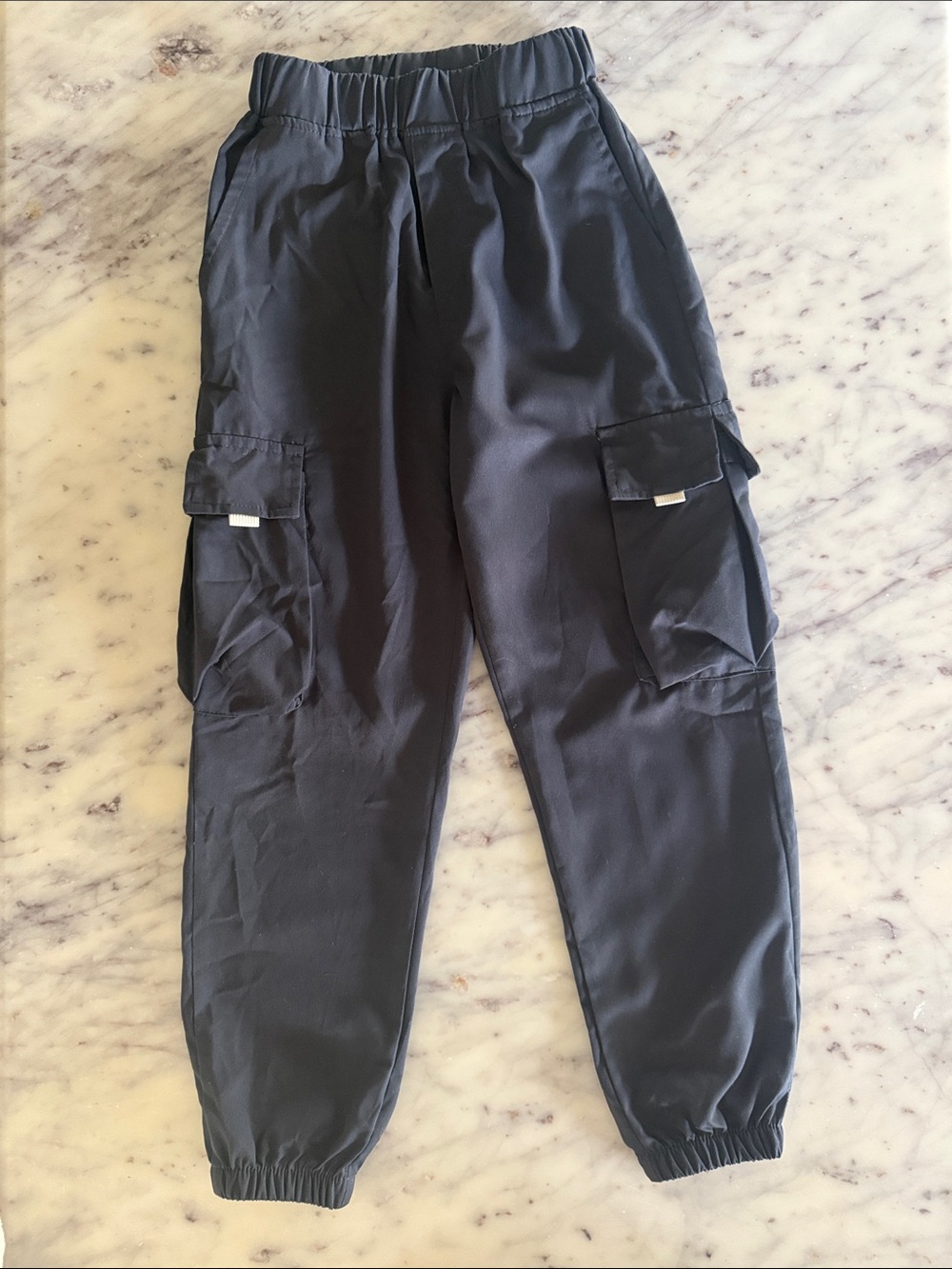 Boy’s Cargo Jogger Pants in Dark Gray